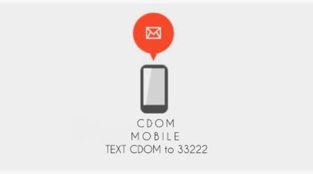 CDOM MOBILE TEXT