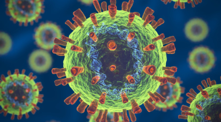 3d illustration of coronavirus